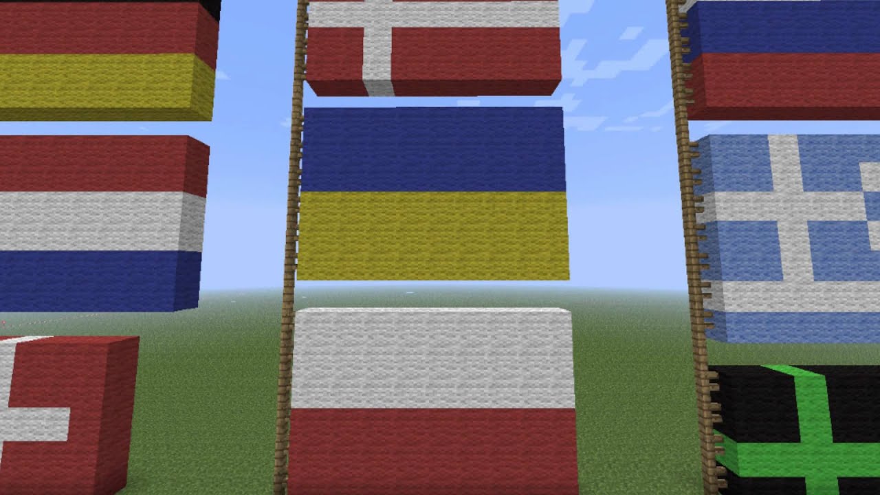 Minecraft - Flags of Europe.
