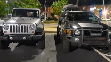 Jeep Wrangler JK Trash Talk a Hummer H3 😅 - hummer h3 vs jeep wrangler
