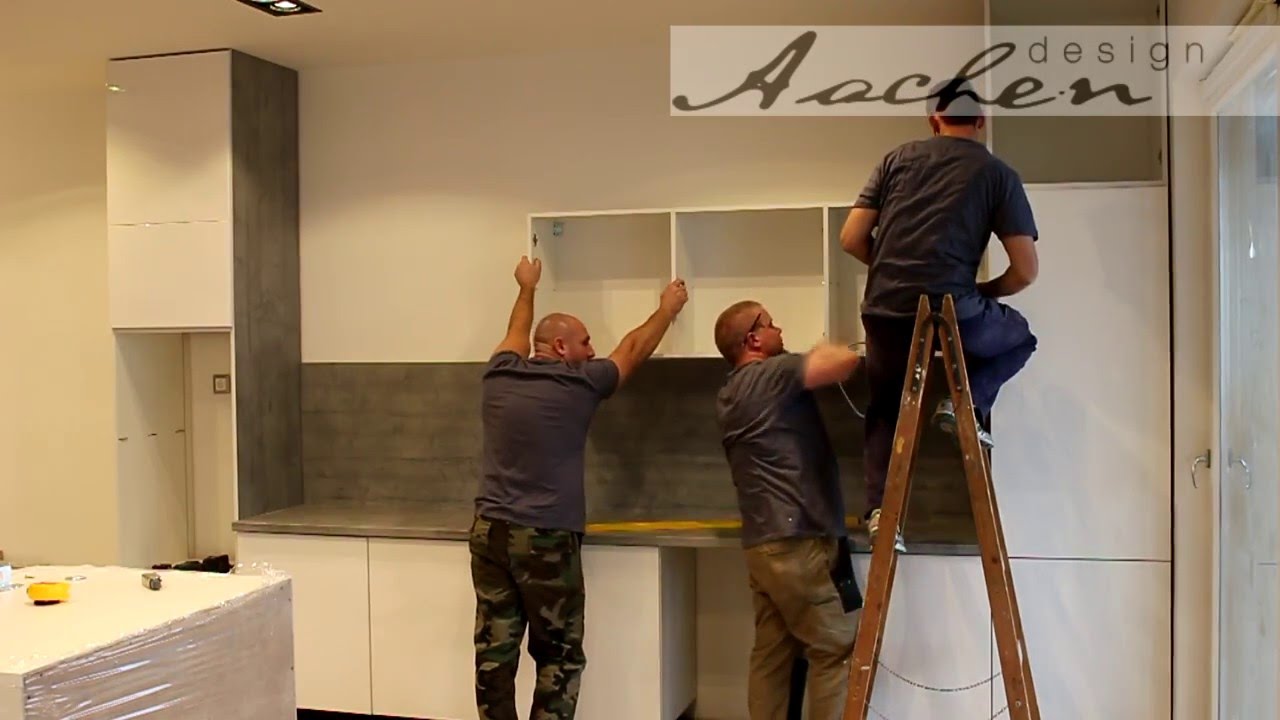 Aachen design konyhabútor helyszÃni szerelés youtube