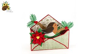 Robin Envelope Box Card SVG Assembly Tutorial