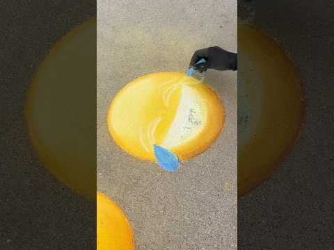 Drawing My MOST USED Emoji with Sidewalk Chalk!