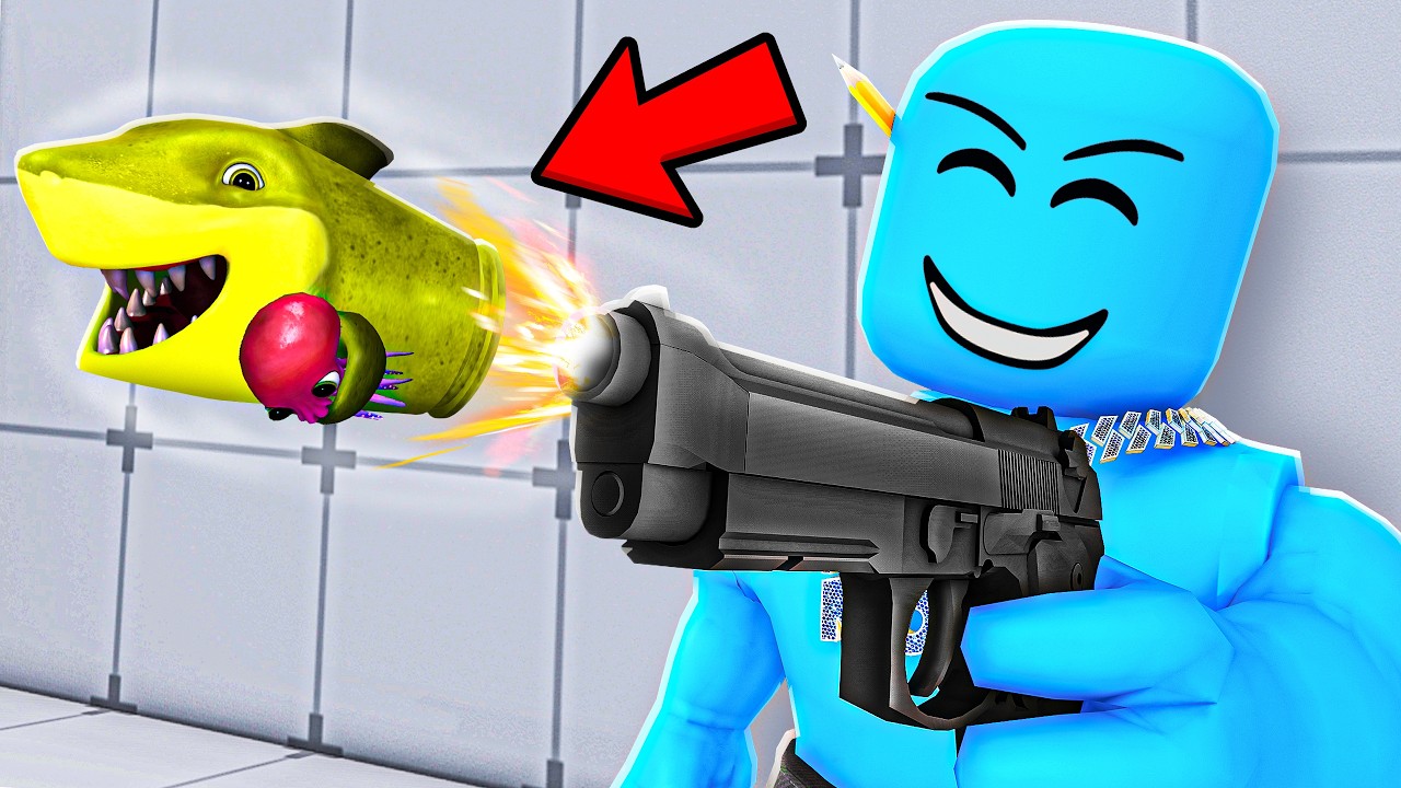 Shoot Button Rivals Rivals ONE BULLET CHALLENGE.. - YouTube