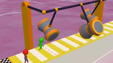 Stickman FUN RACE 3D gameplay 2021 walkthrough MINI GAMES ( android / ios )