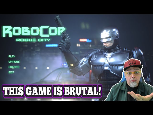HOLY CRAP! RoboCop Rogue City Is BRUTAL! Madlittlepixel First Impressions!