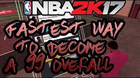 NBA 2K17 FASTEST WAY TO BECOME 99 OVERALL UNLOCKING ATTRIBUTE SPOTS TO BE A 99 OVERALL