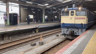 JR東日本武蔵野線西船橋駅 貨物列車通過シーン