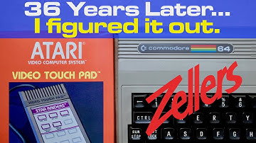 Atari Video Touch Pad Programming on a C64 (also, Zellers!)
