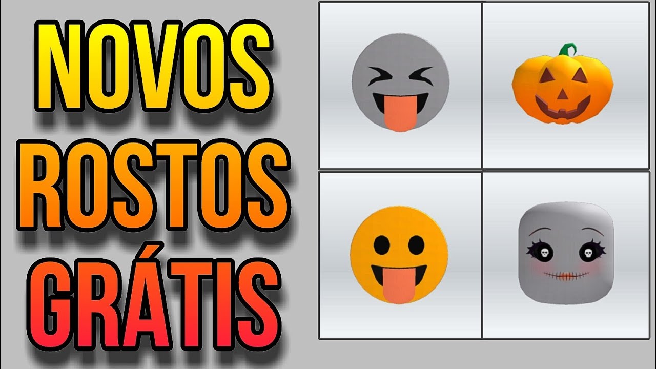 😱 NOVOS ROSTOS ANIMADOS NO ROBLOX!! *ROSTO se MEXE!* 