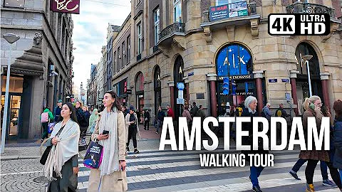 AMSTERDAM, Netherlands 🇳🇱 The Most Beautiful Canals in the World | 4K Walking Tour