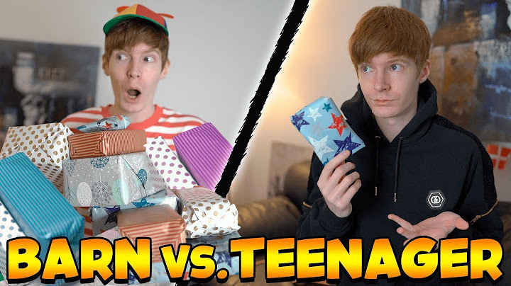 AT VÆRE BARN vs TEENAGER #2