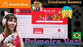 💼 PRIMEIRA VEZ na Nintendo eShop Brasil Pelo Nintendo Switch OLED e Baixando uma DEMO