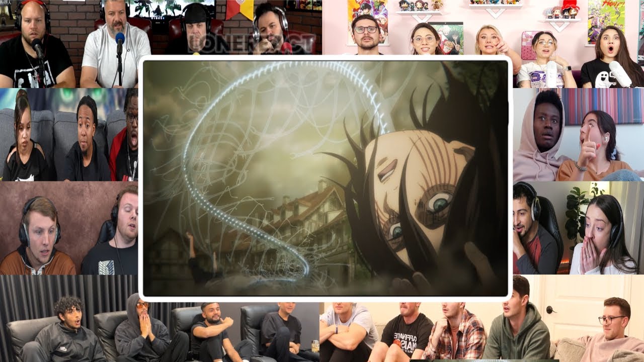 The Rumbling Began Scene - Attack on Titan S4 Ep21 | Reaction Mashup