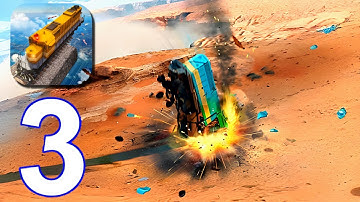 Train Ramp Jumping - Gameplay Walkthrough, All levels 11-15 (iOS, Android) | Boombits Games
