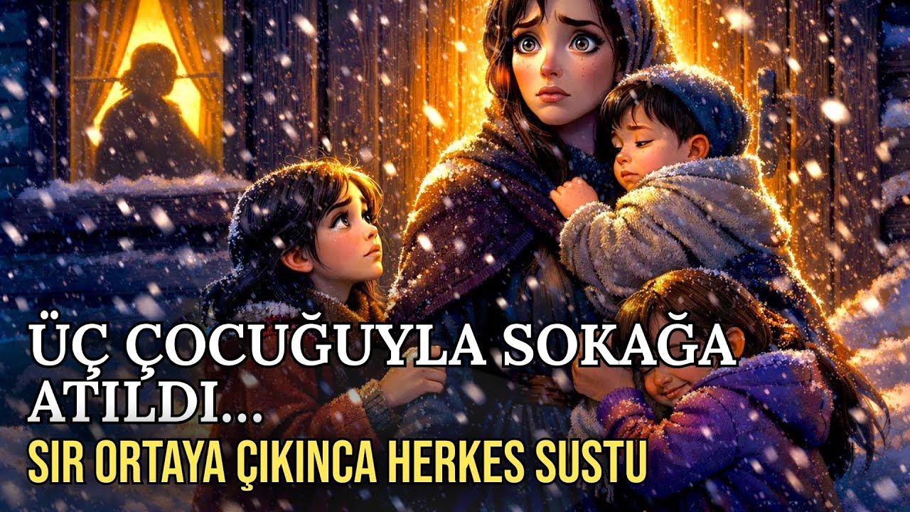 Üç Çocuğuyla Sokağa Atıldı… Sır Ortaya Çıkınca Herkes Sustu #ibretlikhikaye #dinihikaye #hikayeler