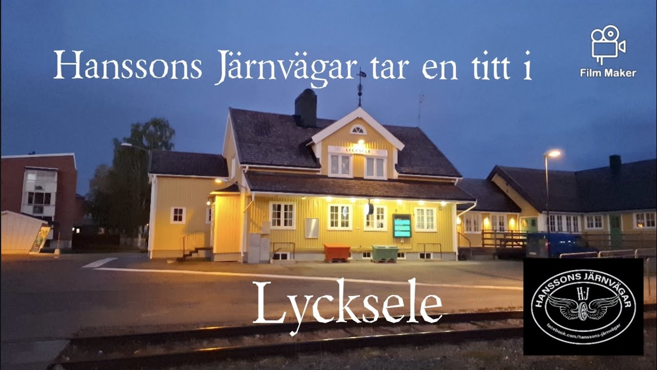 Hanssons Järnvägar tar en titt i Lycksele