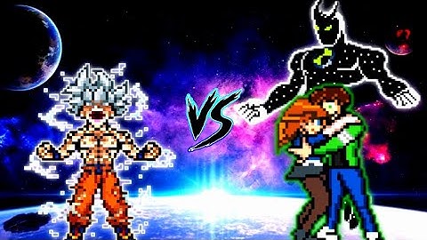 Son Goku DBS V7 OP (all form) VS Ben 10 S3 V4 OP (all form) in Jump Force Mugen