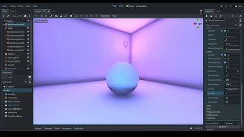 VoxelGI and SDFGI Test Godot 4.0 Alpha 4