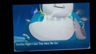 Snorlax Using Malicious Moonsault Snoroar