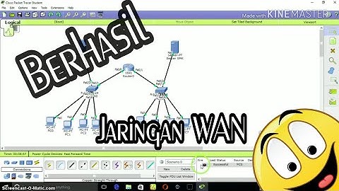 Tutorial!! Cara Membangun Simulasi Jaringan WAN/Wide Area Network Di Cisco Paket Tracer
