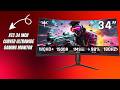 Upgrade Your Gaming Setup KTC 34 Inch Curved Ultrawide Gaming Monitor H34S18S Gaming Monitor Review
