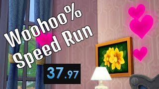 How fast can I get a sim to WooHoo!? - The Sims 4: Speed Run (FORMER WORLD RECORD)
