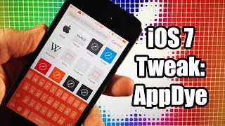 iOS 7 Jailbreak Tweak: AppDye