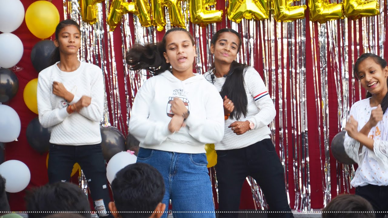 Girls Dance performance on Farwell Function | SEMS Sanchore | - YouTube