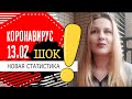 Коронавирус 13. 02.  Новая шокирующая статистика.