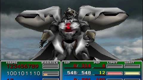 FFVII - Solo Rotating Character No EXP Challenge, Part 34: Diamond Weapon