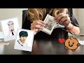 making bts suga polaroids - package order with me!