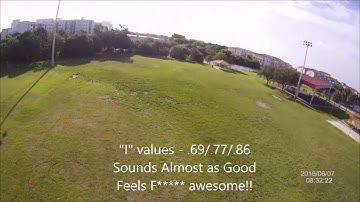 Betaflight 2.8.0 I Term Testing