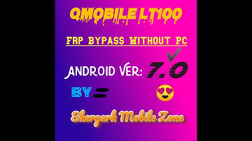 QMobile LT100 Frp Bypass Without Pc By Shergarh Mobile Zone