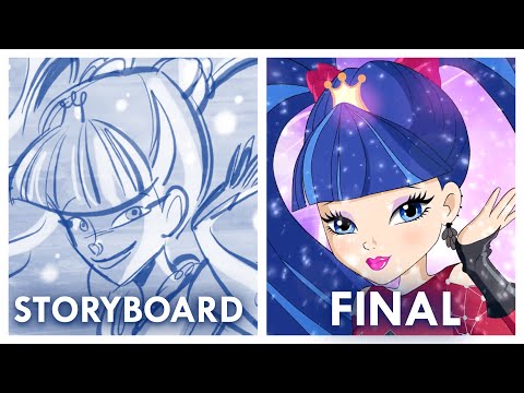 Winx Club Season 8 Enchantix STORYBOARD VS FINAL | Full Comparison!