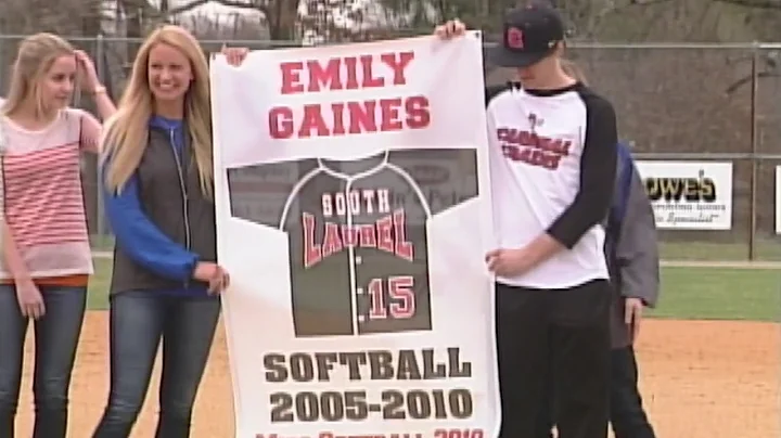 Emily Gaines gets jersey retired