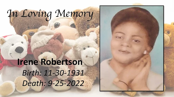 Irene Robertson Funeral Service - 10/1/22