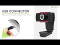 Webcam usb full 1080p con riduzione del rumore e auto focus  iwebcam60t
