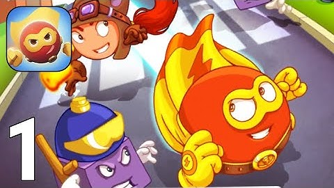 Red Ball Super Run Gameplay Walkthrough Part 1 - Tutorial (iOS, Android)