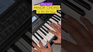 Play Any Minor Chord | Play Major Minor Chords | Play Minor Chords | Music Theory #shorts