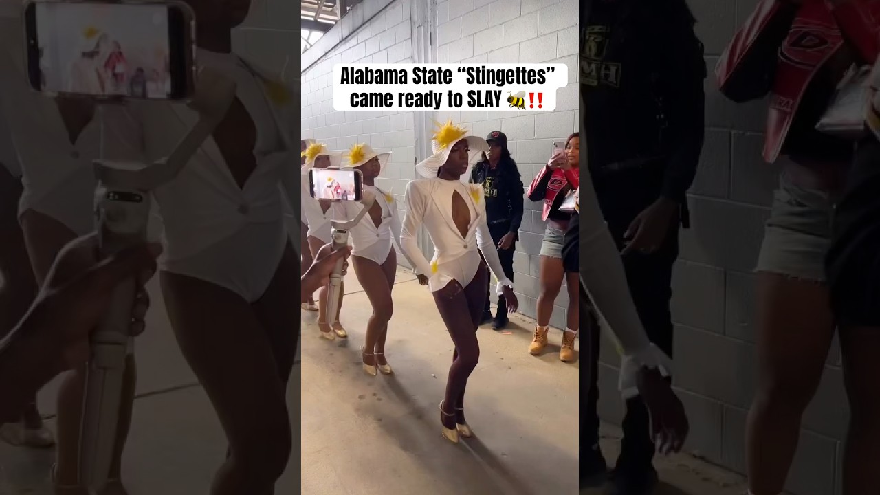 The Alabama State “Stingettes” showed up to the Magic City Classic ready to SLAY 💅🏼 