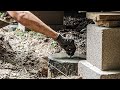 From Blocks To PIER AND BEAM | Diy Tiny House Foundation