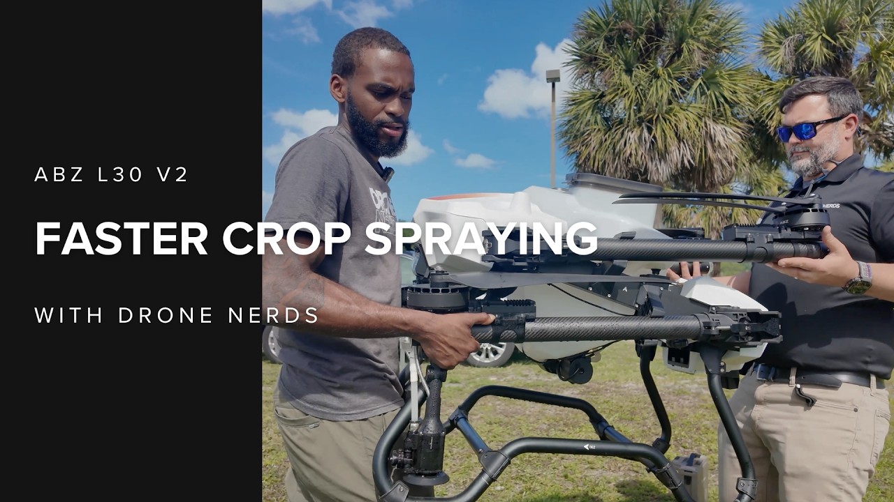 This Spray Drone Saves Farmers Time & Money | ABZ L30 V2 Demo