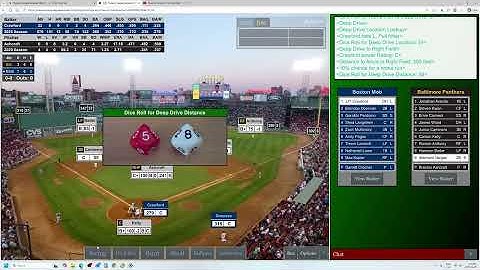 Game 23 Boston Mob vs Baltimore Panthers, 2026 Grapenut League (Dynasty League Baseball)