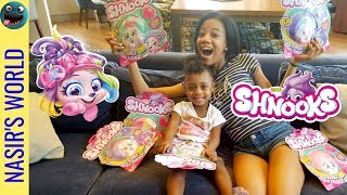 NEW SHNOOKS Toy Review Unboxing! Zuru Toys Hair Challenge