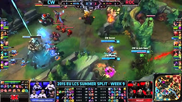 CW vs Roccat | LCS EU 2015 Summer | 17. nap 1. meccs