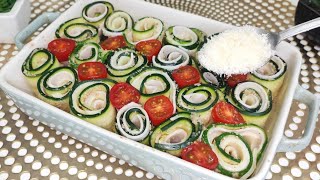 Raw courgettes in the oven! If you have zucchini you need to make this delicious healthy recipe! 😋