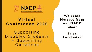 Welcome Message from Brian Lutchmiah
