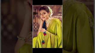kajal aggrawal  south indian actress saree look and style  #shorts  @fascinationchannel