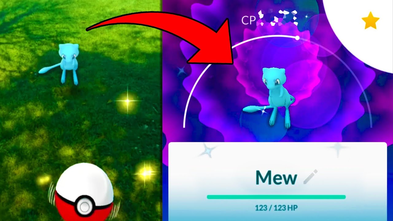 I'm trading this Legit shiny Mew from Pokemon GO. Caught by me and