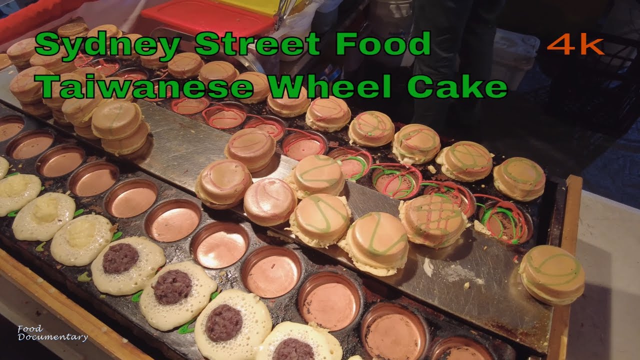 Sydney Street Food Taiwanese Wheel Cake YouTube