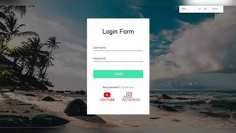 Animated Login Page by Using HTML and CSS in Urdu & Hindi  | Complete Tutorial